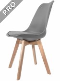Krzesło skandynawskie MONZA LIGHT GREY Pro