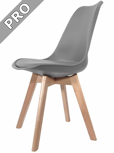 Krzesło skandynawskie MONZA LIGHT GREY Pro