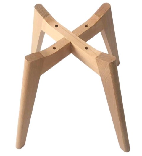 Krzesło skandynawskie MONZA WHITE - LIGHT GREY PU