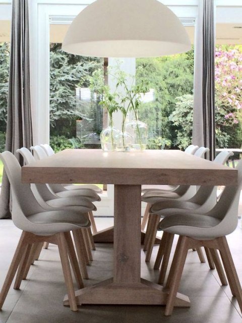 Krzesło skandynawskie MONZA WHITE Pro PU