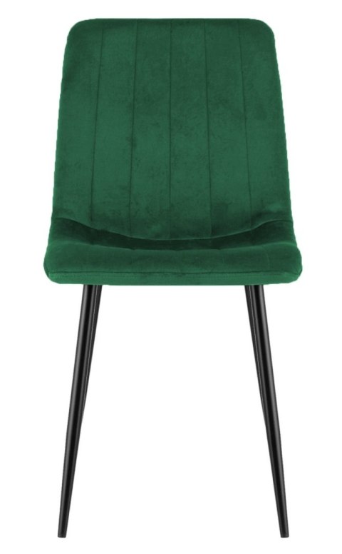 Krzesło tapicerowane AURORA VELVET GREEN
