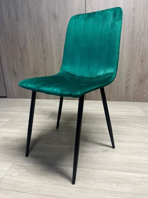 Krzesło tapicerowane AURORA VELVET GREEN