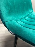Krzesło tapicerowane AURORA VELVET GREEN