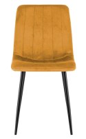 Krzesło tapicerowane AURORA VELVET HONEY