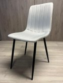 Krzesło tapicerowane AURORA VELVET LIGHT GREY