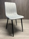 Krzesło tapicerowane AURORA VELVET LIGHT GREY