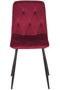 Krzesło tapicerowane BORGO VELVET BURGUNDY