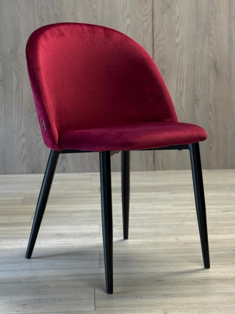 Krzesło tapicerowane GLORIA WINE VELVET