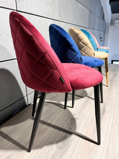 Krzesło tapicerowane GLORIA WINE VELVET