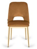 Krzesło tapicerowane GOTI TRUFLE VELVET GOLD