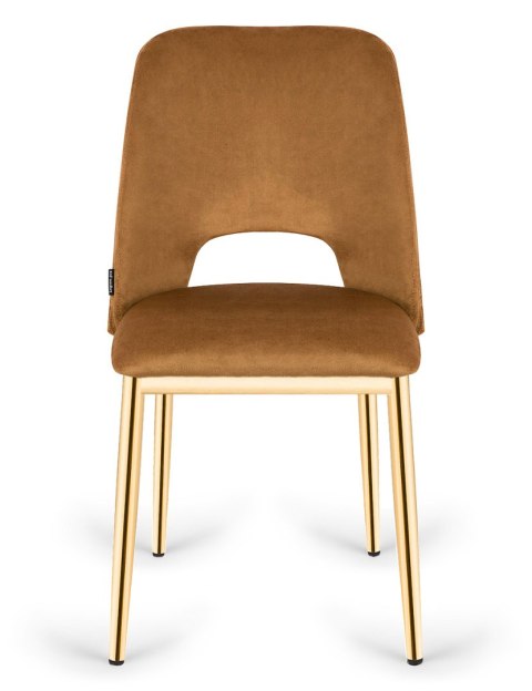 Krzesło tapicerowane GOTI TRUFLE VELVET GOLD