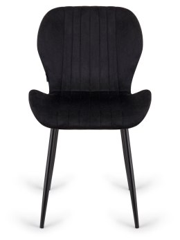 Krzesło tapicerowane MONTI VELVET BLACK