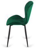 Krzesło tapicerowane MONTI VELVET GREEN
