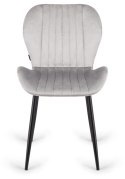 Krzesło tapicerowane MONTI VELVET GREY