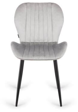 Krzesło tapicerowane MONTI VELVET GREY