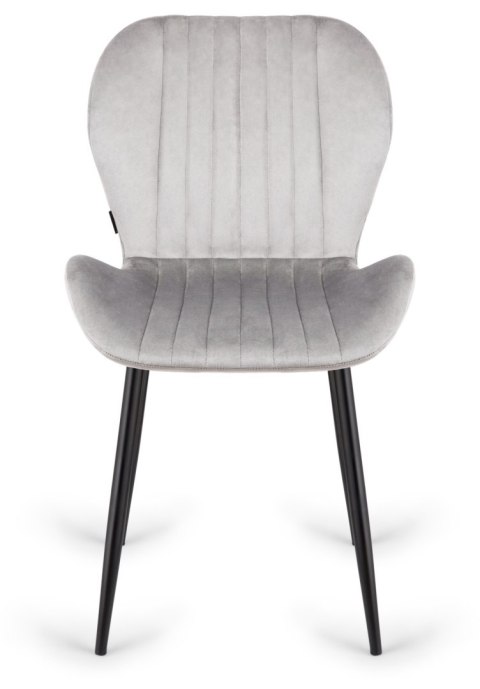 Krzesło tapicerowane MONTI VELVET GREY