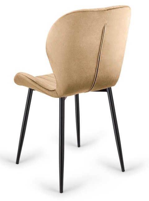Krzesło tapicerowane MONTI VELVET SAND