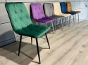 Krzesło tapicerowane BORGO VELVET GREEN II GATUNEK