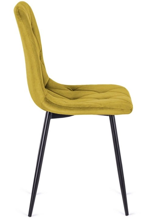 Krzesło tapicerowane BORGO VELVET OLIVE