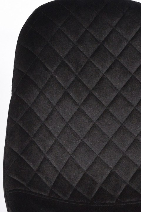 Krzesło tapicerowane CARO VELVET BLACK II GATUNEK