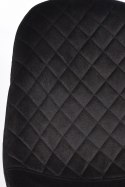 Krzesło tapicerowane CARO VELVET BLACK