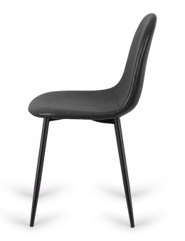 Krzesło tapicerowane GIULIA BLACK PU
