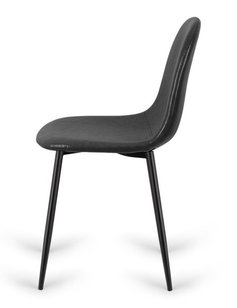 Krzesło tapicerowane GIULIA BLACK PU