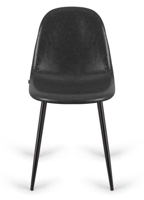 Krzesło tapicerowane GIULIA BLACK PU