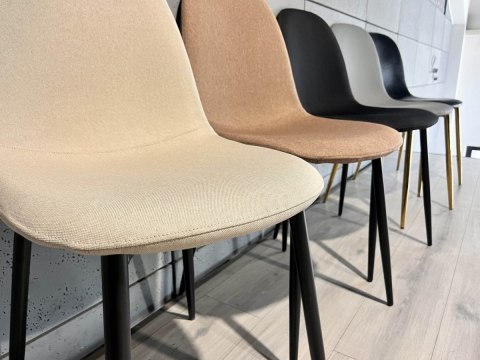 Krzesło tapicerowane GIULIA CREAM FABRIC