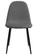 Krzesło tapicerowane GIULIA FABRIC LIGHT GREY