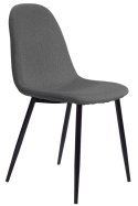 Krzesło tapicerowane GIULIA FABRIC LIGHT GREY