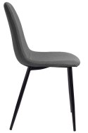 Krzesło tapicerowane GIULIA FABRIC LIGHT GREY