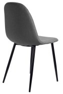 Krzesło tapicerowane GIULIA FABRIC LIGHT GREY
