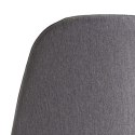 Krzesło tapicerowane GIULIA FABRIC LIGHT GREY