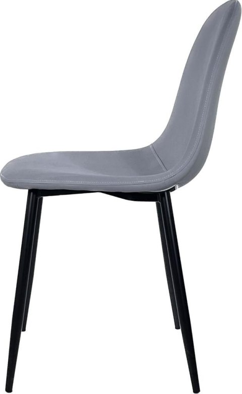 Krzesło tapicerowane GIULIA GREY PU