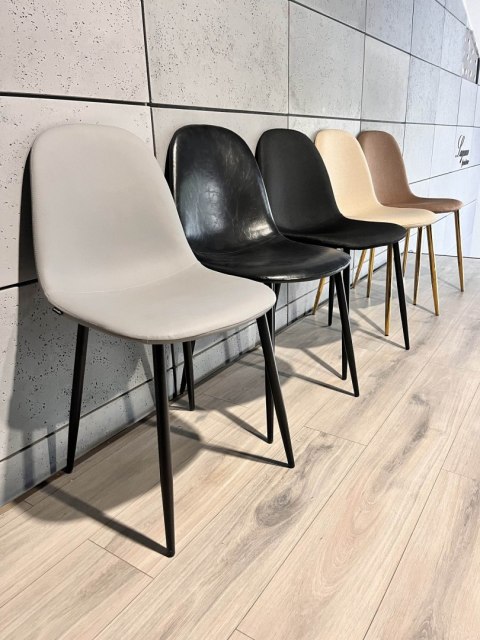 Krzesło tapicerowane GIULIA GREY PU