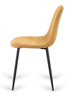 Krzesło tapicerowane GIULIA HONEY VELVET