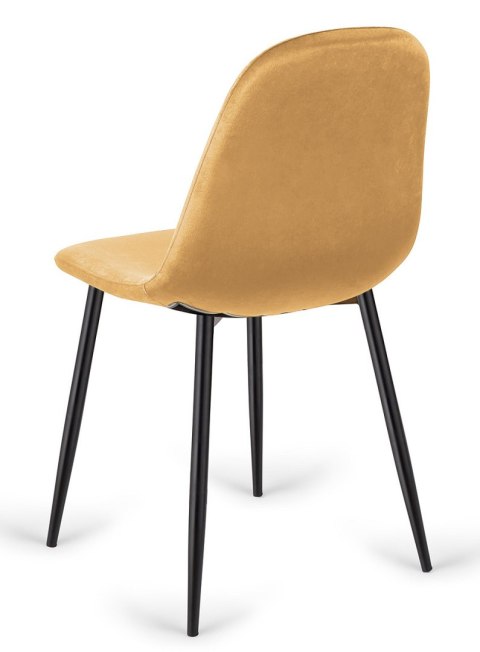 Krzesło tapicerowane GIULIA HONEY VELVET