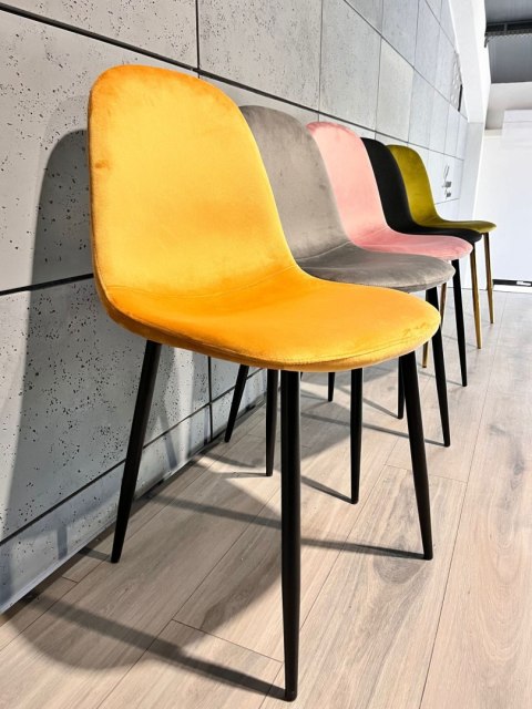 Krzesło tapicerowane GIULIA HONEY VELVET