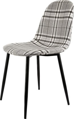 Krzesło tapicerowane GIULIA SCOTLAND GREY