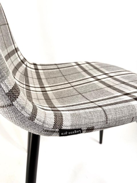 Krzesło tapicerowane GIULIA SCOTLAND GREY