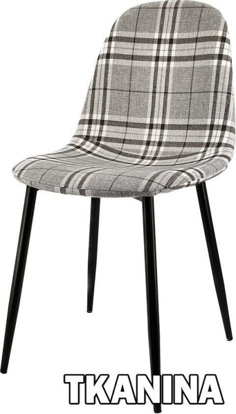 Krzesło tapicerowane GIULIA SCOTLAND GREY