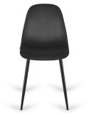 Krzesło tapicerowane GIULIA VELVET BLACK