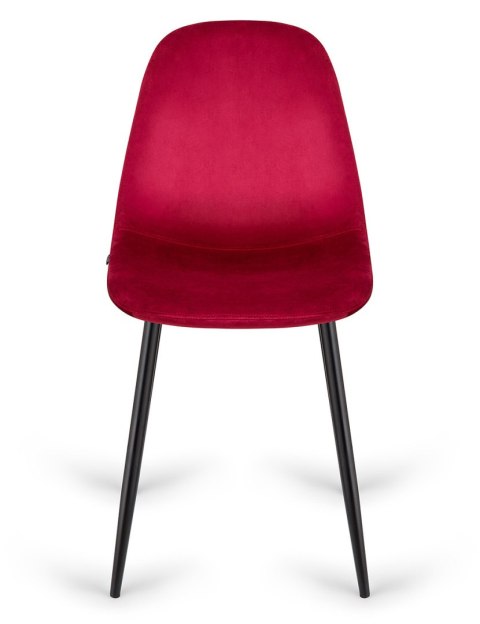 Krzesło tapicerowane GIULIA VELVET BURGUNDY