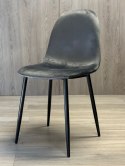 Krzesło tapicerowane GIULIA VELVET DARK GREY