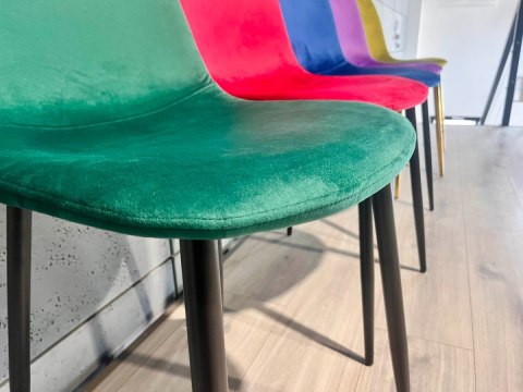Krzesło tapicerowane GIULIA VELVET GREEN
