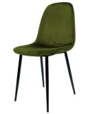 Krzesło tapicerowane GIULIA VELVET KHAKI