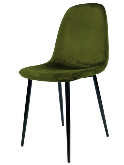 Krzesło tapicerowane GIULIA VELVET KHAKI
