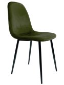 Krzesło tapicerowane GIULIA VELVET KHAKI