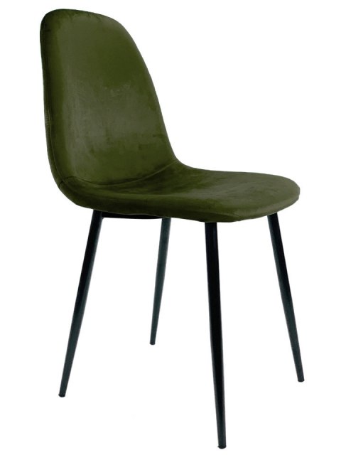 Krzesło tapicerowane GIULIA VELVET KHAKI
